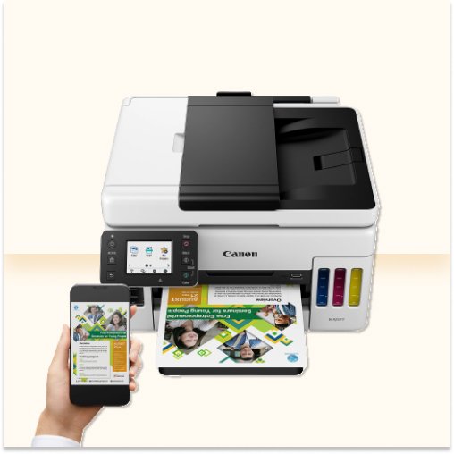 Canon MAXIFY GX6021 Wireless MegaTank Small Office Inkjet All-in-One Color Printer
